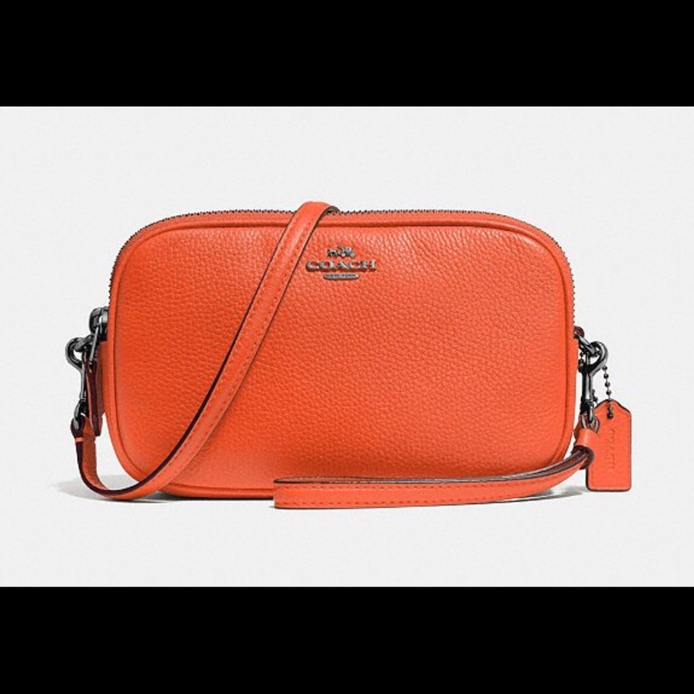 Coach Crossbody Clutch in mandarin